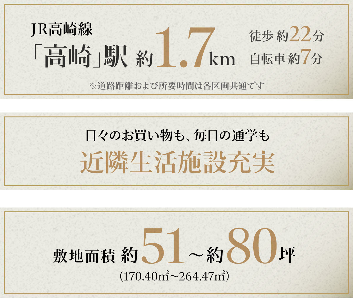 高崎駅まで約1.7km